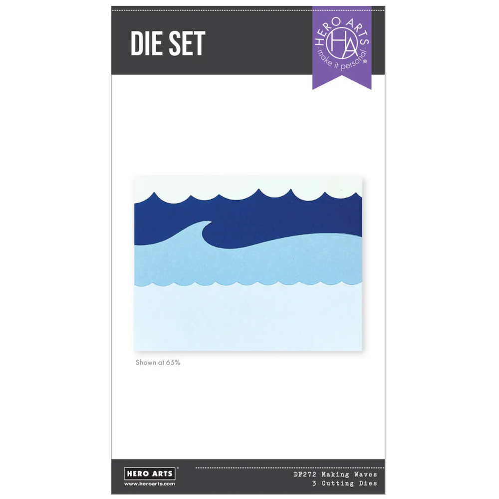 Hero Arts Making Waves Die Set df272
