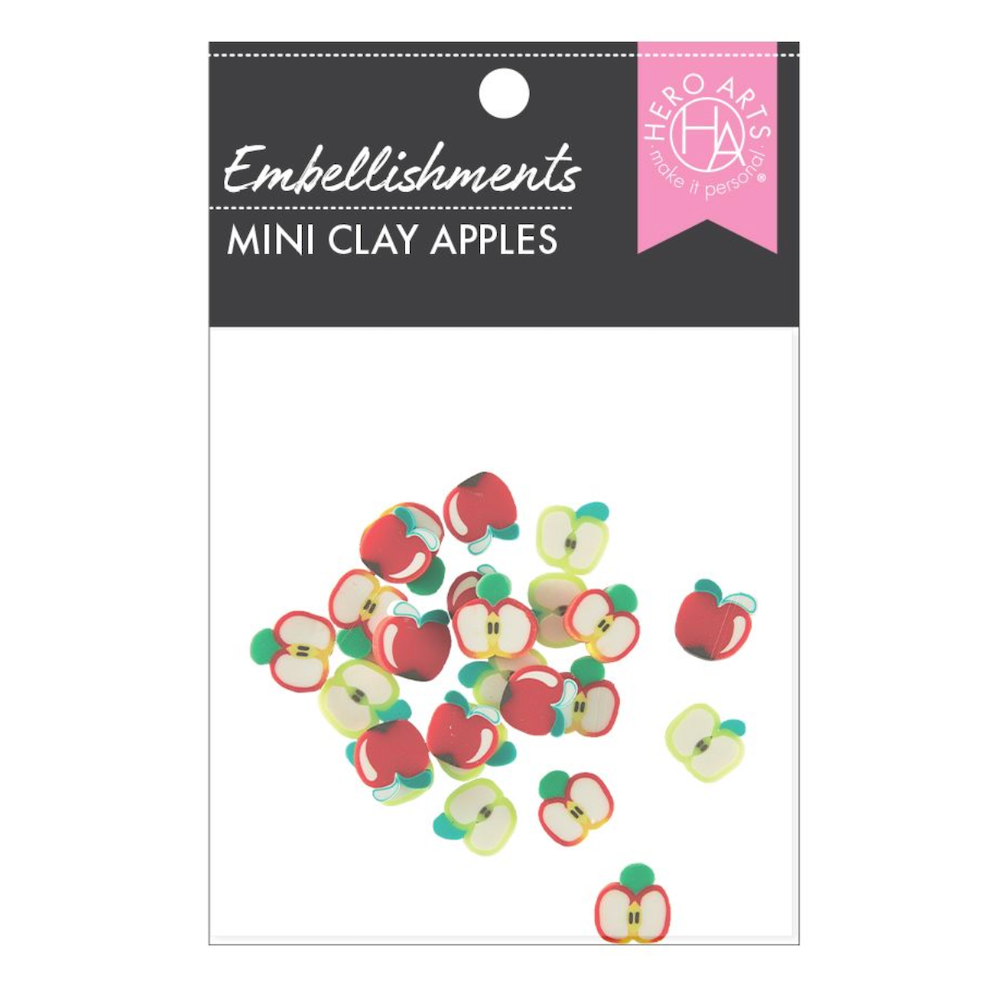Hero Arts Mini Clay Apples Embellishment Mix ch345