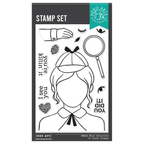 Hero Arts Miss Detective Clear Stamp Set cm800