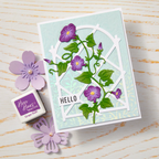 Hero Arts Morning Glory Die Set df228 hello