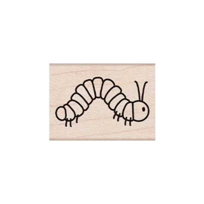 Hero Arts Mounted Rubber Stamp Inchworm a6496