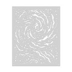 Hero Arts NEBULA CLUSTER Stencil SA219