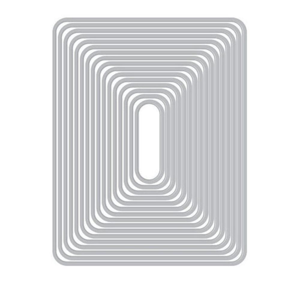 Hero Arts Nesting ROUNDED RECTANGLES Infinity Dies DI465