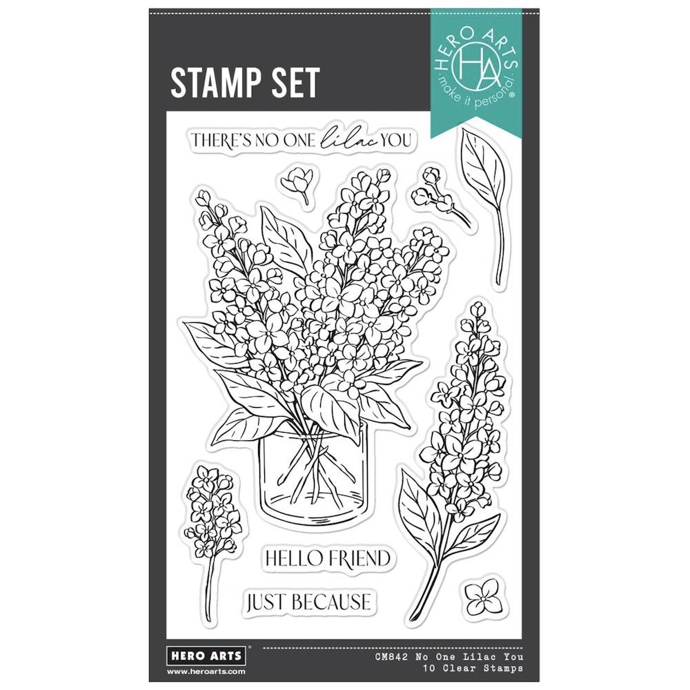 Hero Arts No One Lilac You Clear Stamp Set cm842