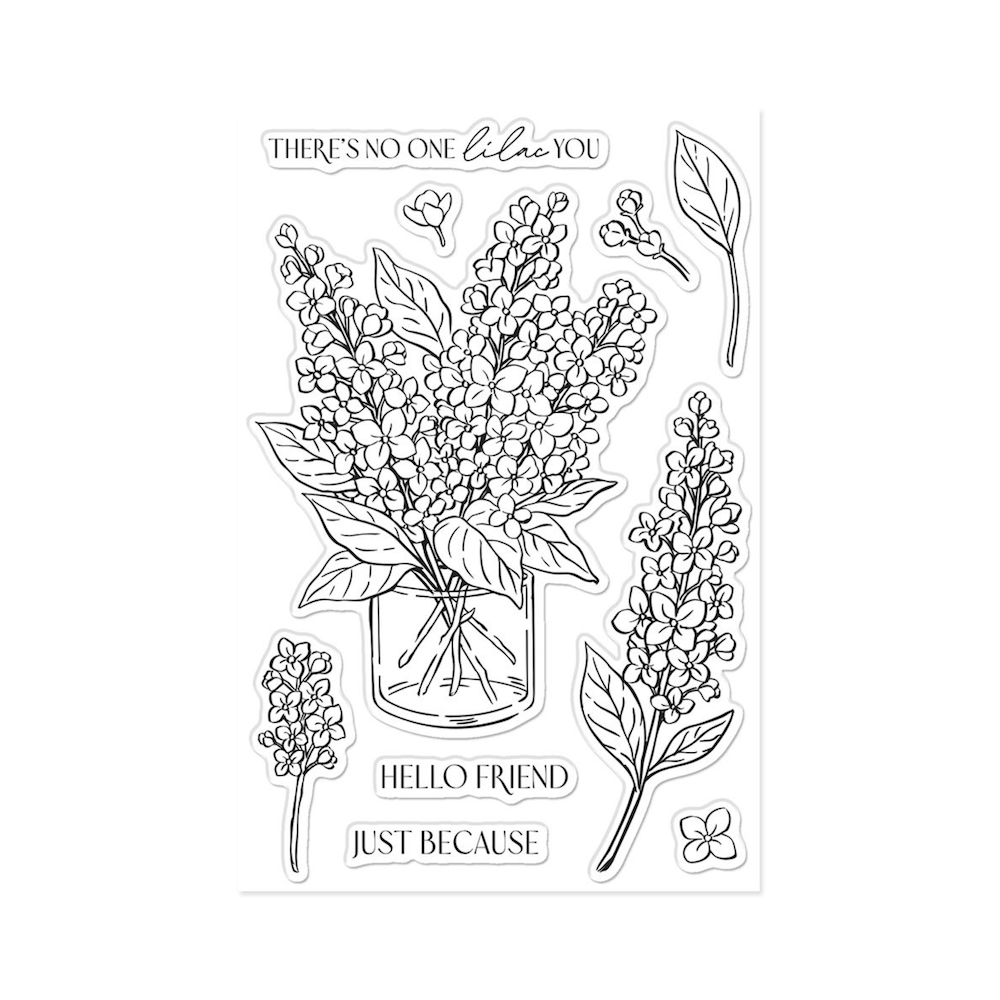 Hero Arts No One Lilac You Clear Stamp Set cm842 product