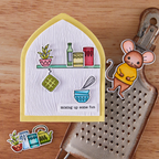 Hero Arts On the Shelf Clear Stamp Set cm803 mixing
