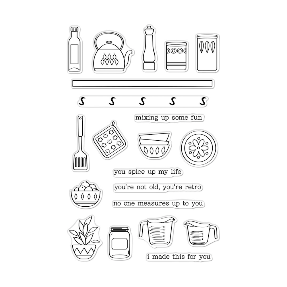 Hero Arts On the Shelf Clear Stamp Set cm803 product