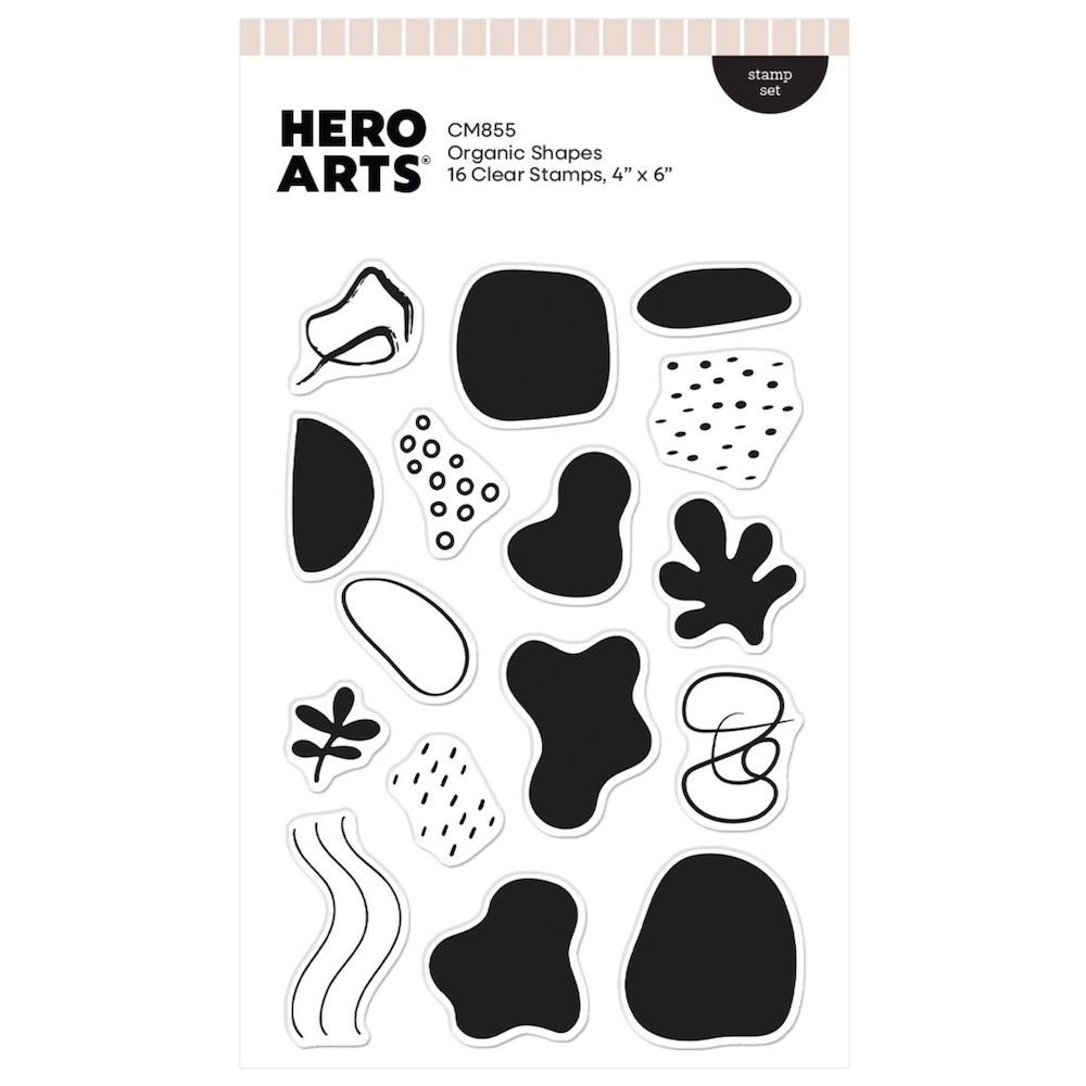 Hero Arts Organic Shapes Clear Stamp Set cm855