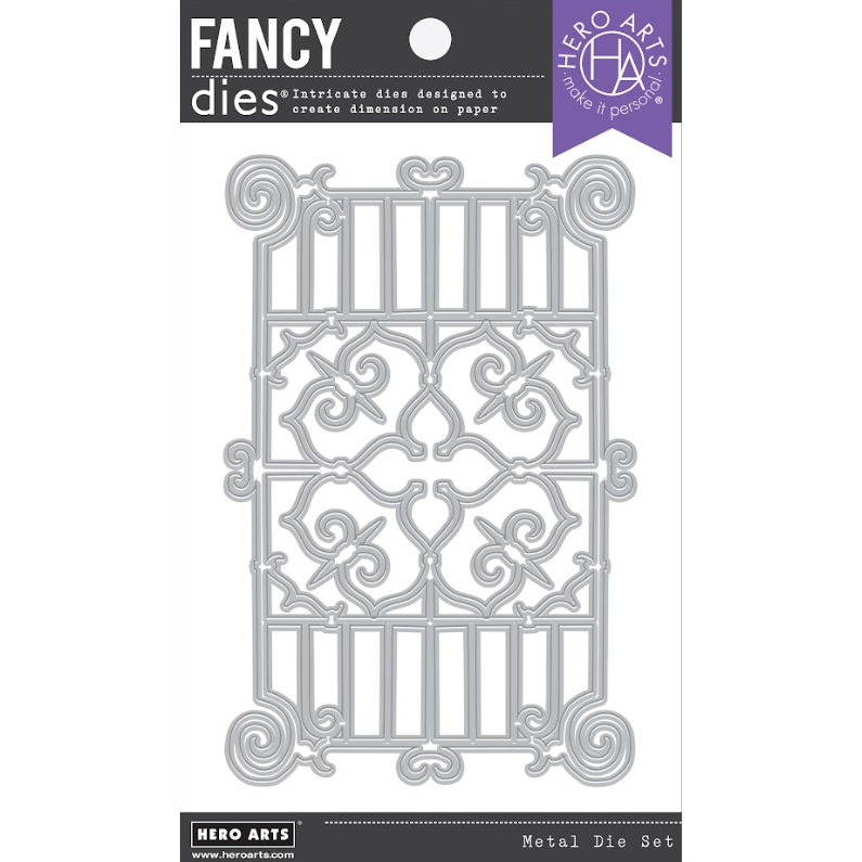 Hero Arts Ornate Gate Cover Plate Die df213*