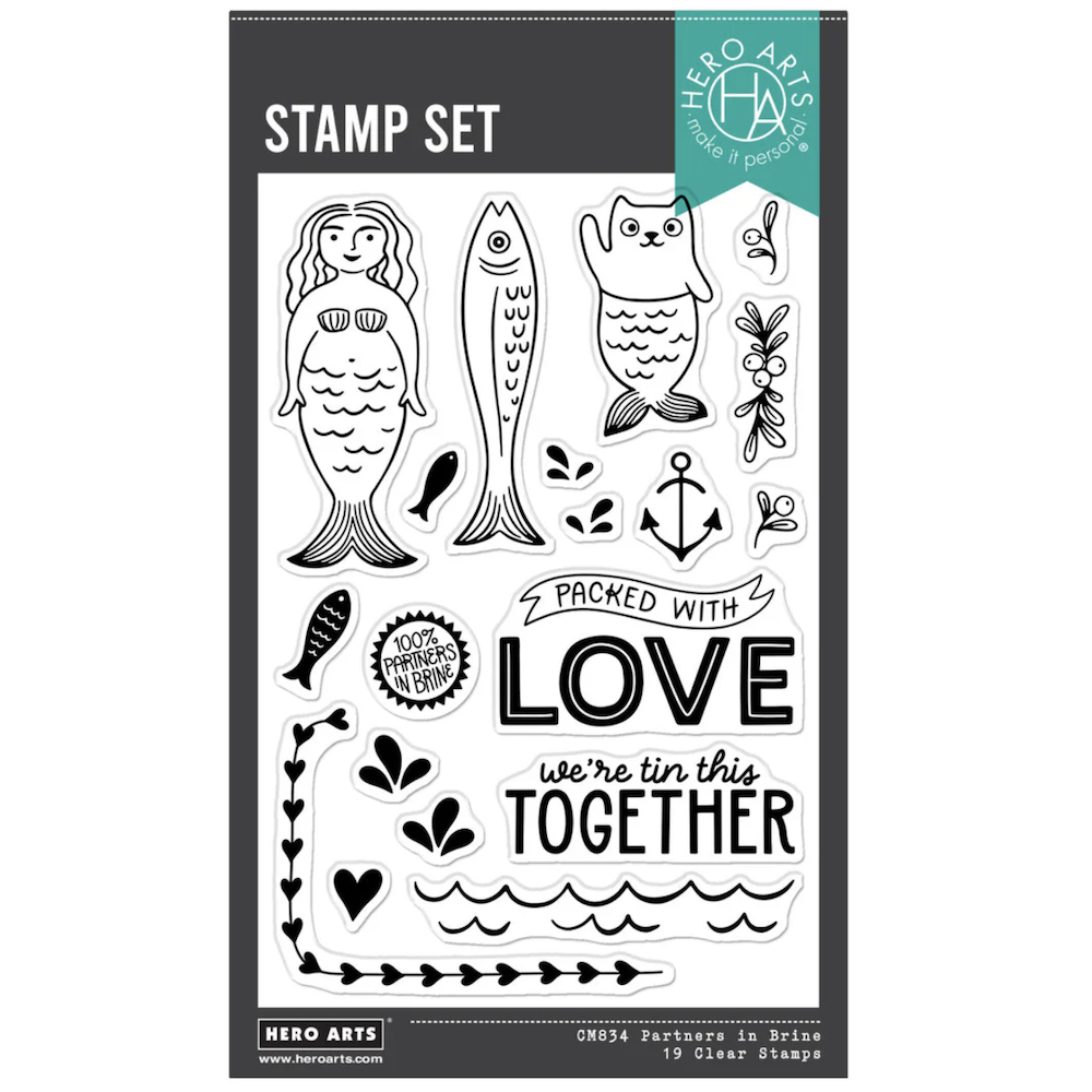 Hero Arts Partners In Brine Clear Stamp Set cm834