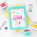 Hero Arts Partners In Brine Clear Stamp Set cm834 love