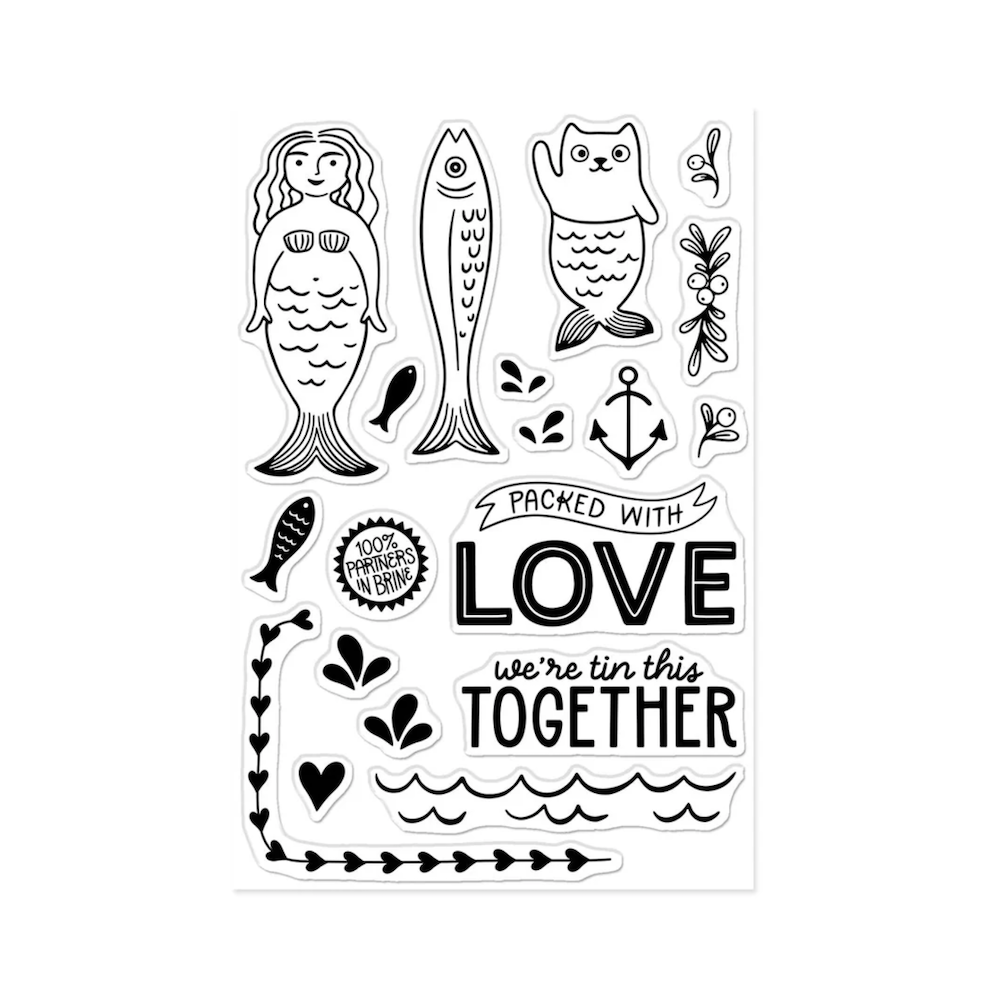 Hero Arts Partners In Brine Clear Stamp Set cm834 product