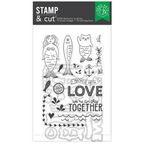 Hero Arts Partners In Brine Clear Stamp and Die Set dc339
