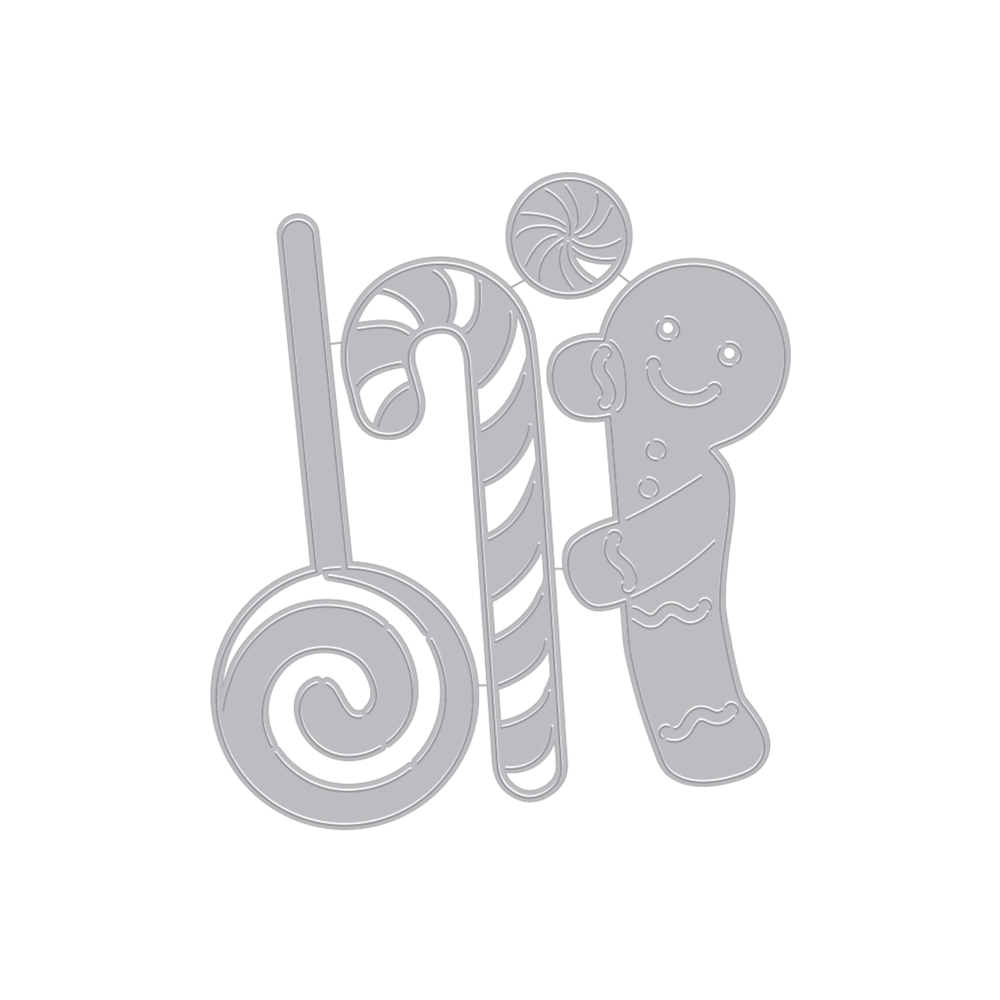Hero Arts Peeking Gingerbread Man Fancy Die Set df222 product