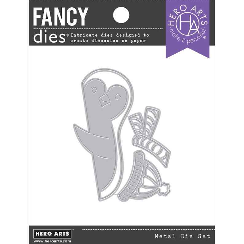 Hero Arts Peeking Penguin Fancy Die Set df212