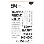 Hero Arts Perfect Pairs Clear Stamp Set cm856