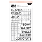 Hero Arts Perfect Pairs Stamp and Die Set dc355