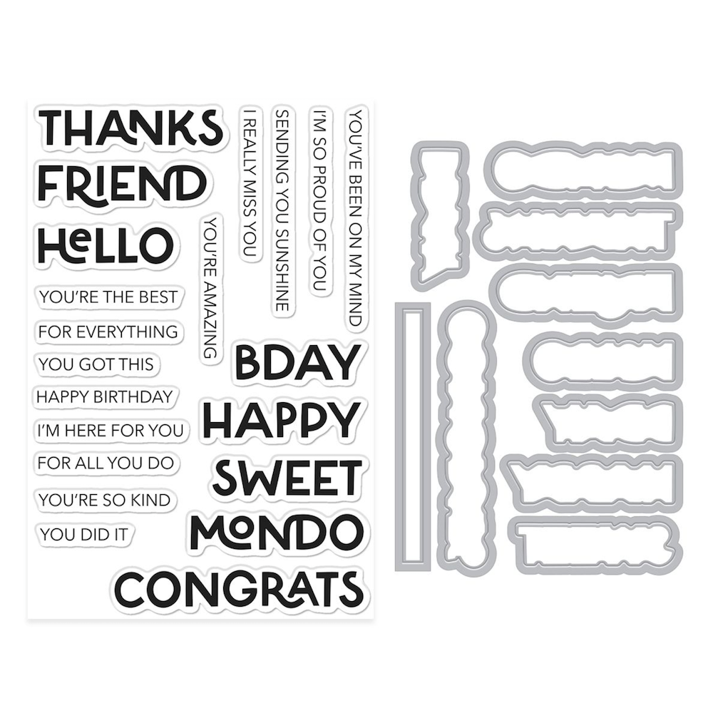 Hero Arts Perfect Pairs Stamp and Die Set dc355 product