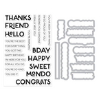 Hero Arts Perfect Pairs Stamp and Die Set dc355 product