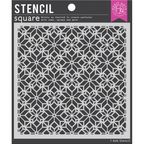 Hero Arts Poinsettia Stained Glass Pattern Stencil sa291
