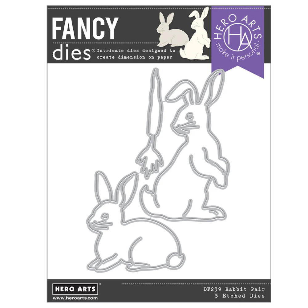 Hero Arts Rabbit Pair Die Set df239