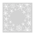 Hero Arts SNOWFLAKE Stencil SA202