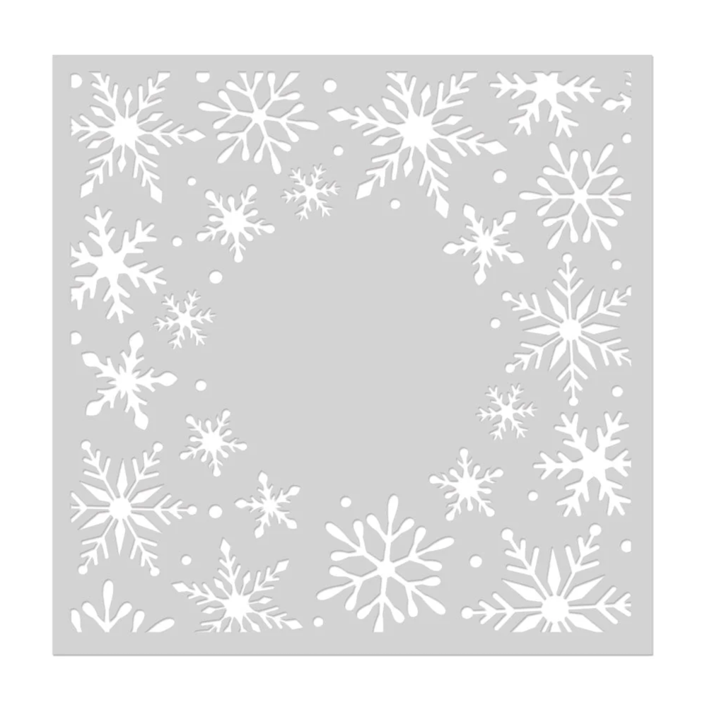 Hero Arts SNOWFLAKE Stencil SA202
