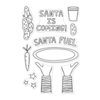 Hero Arts Santa Fuel Clear Stamp Set cm817 product