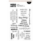Hero Arts Say It Inside & Out Clear Stamp Set cm883