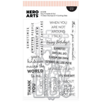 Hero Arts Say It Inside & Out Clear Stamp and Die Set dc378