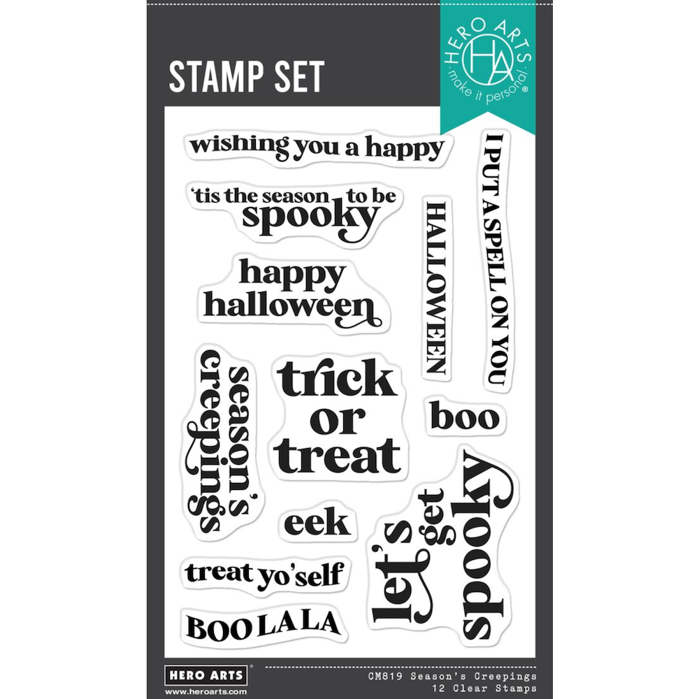 Hero Arts Season’s Creepings Clear Stamp Set cm819