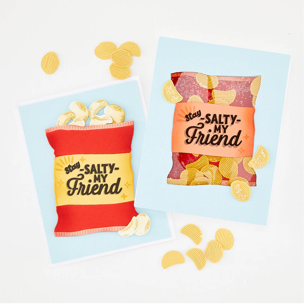 Hero Arts Snack Attack Die Set df266 salty 