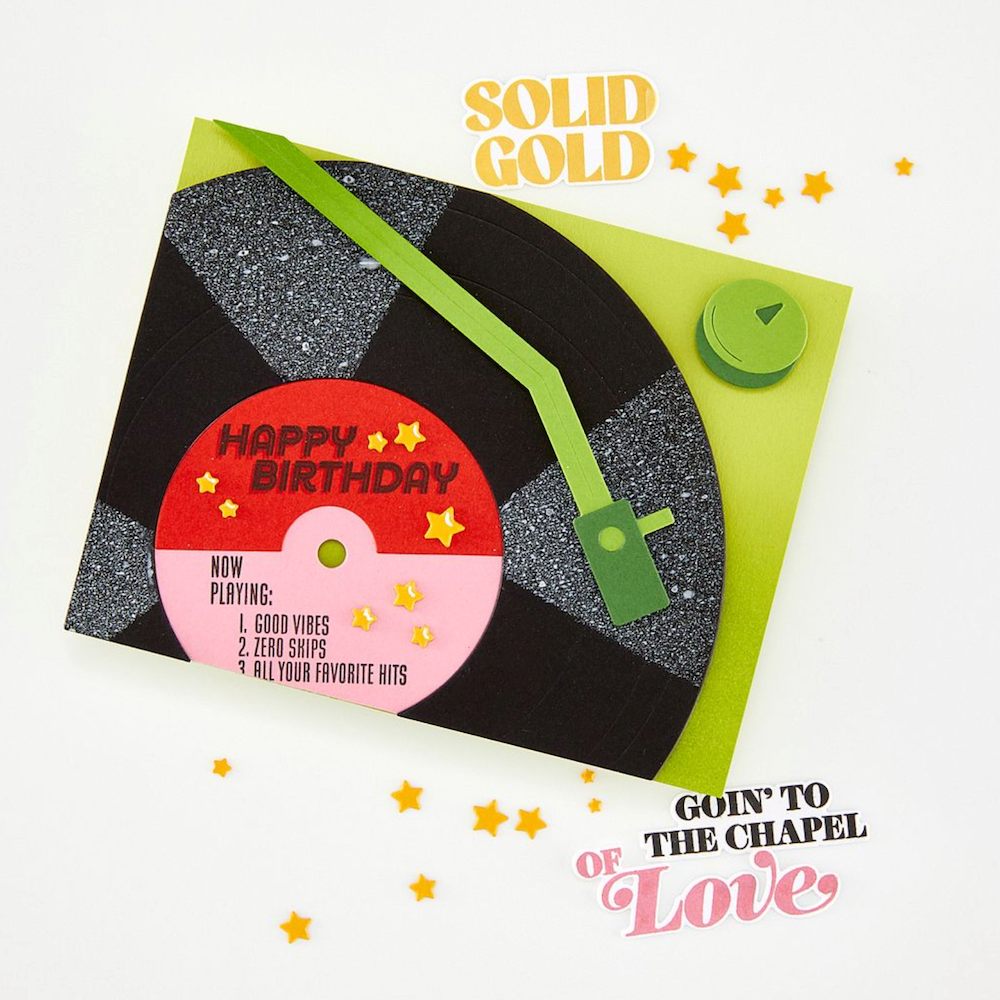 Hero Arts Solid Gold Clear Stamp Set cm859 solid gold record happy birthday