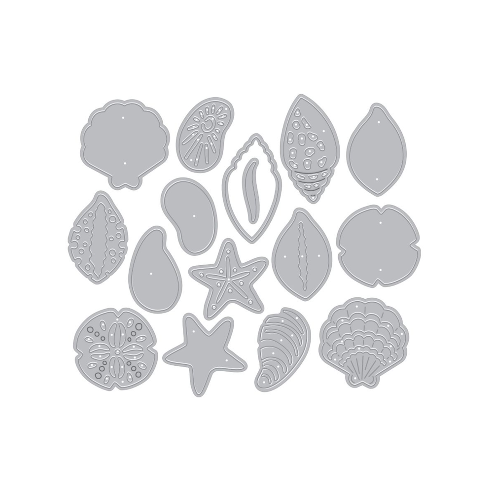 Hero Arts Sophisticated Shells Etched Die Set df252 product