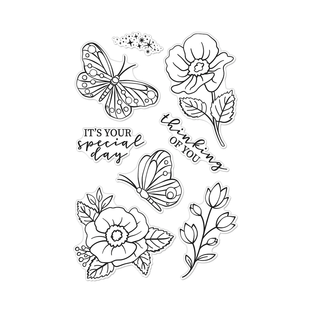 Hero Arts Special Day Butterfly Clear Stamp Set cm793 product