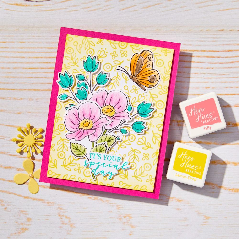 Hero Arts Special Day Butterfly Clear Stamp Set cm793 special