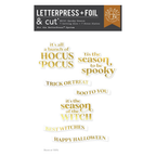 Hero Arts Spooky Season BetterPress Foil and Die Set hd101