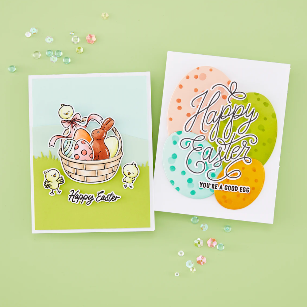 Hero Arts Spring Tweetings Clear Stamp and Die Set dc346