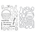 Hero Arts Spring Tweetings Clear Stamp and Die Set dc346 product