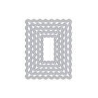Hero Arts Squiggly Rectangle Frames Die Set df278 product