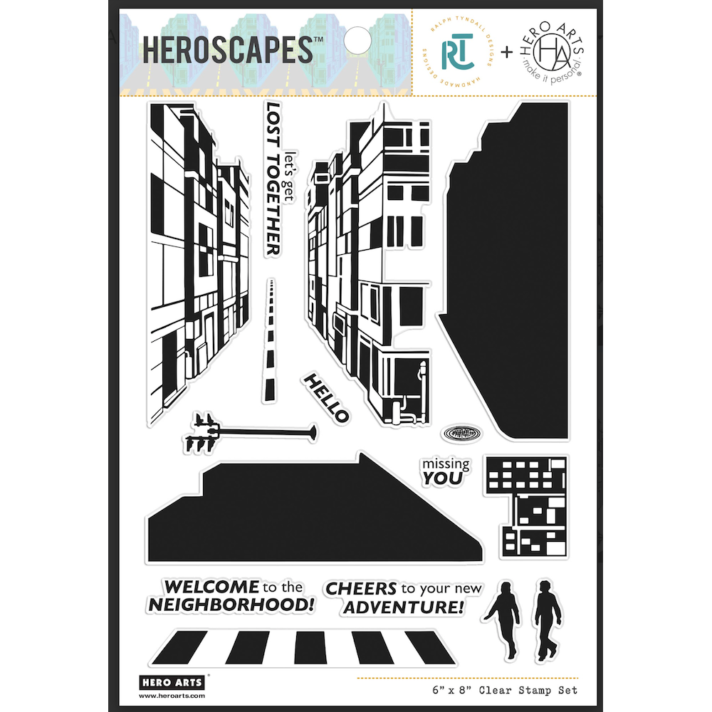 Hero Arts Street-view HeroScape Clear Stamp Set cm784