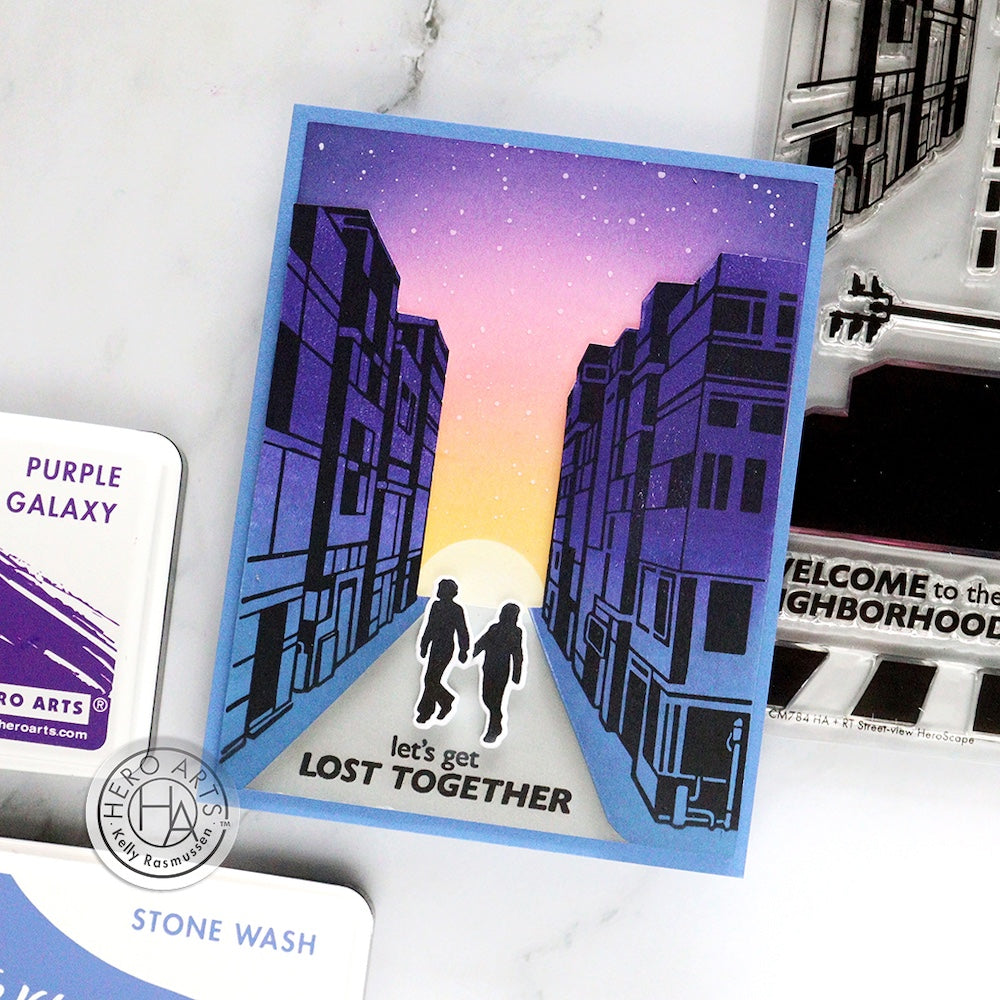 Hero Arts Street-view HeroScape Clear Stamp Set cm784 lost