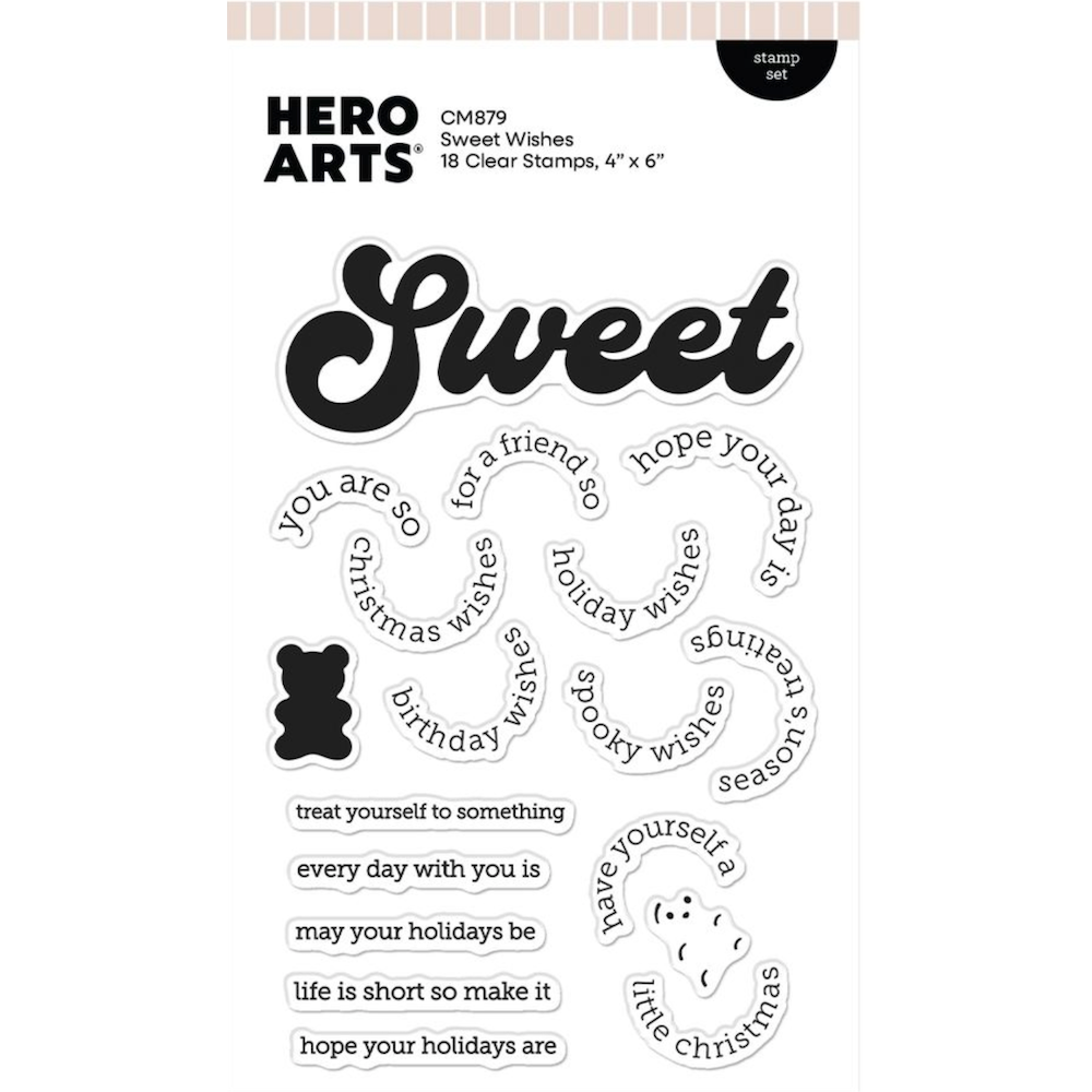 Hero Arts Sweet Wishes Clear Stamp Set cm879