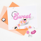 Hero Arts Sweet Wishes Clear Stamp Set cm879 candy