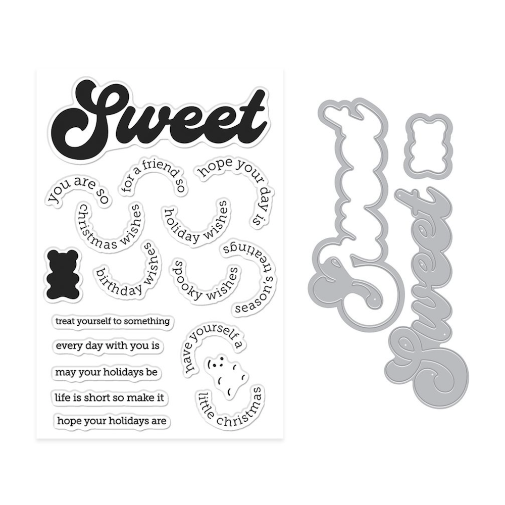 Hero Arts Sweet Wishes Clear Stamp and Die Set dc374 product