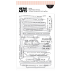 Hero Arts The Holiday Season Clear Stamp and Die Set dc371