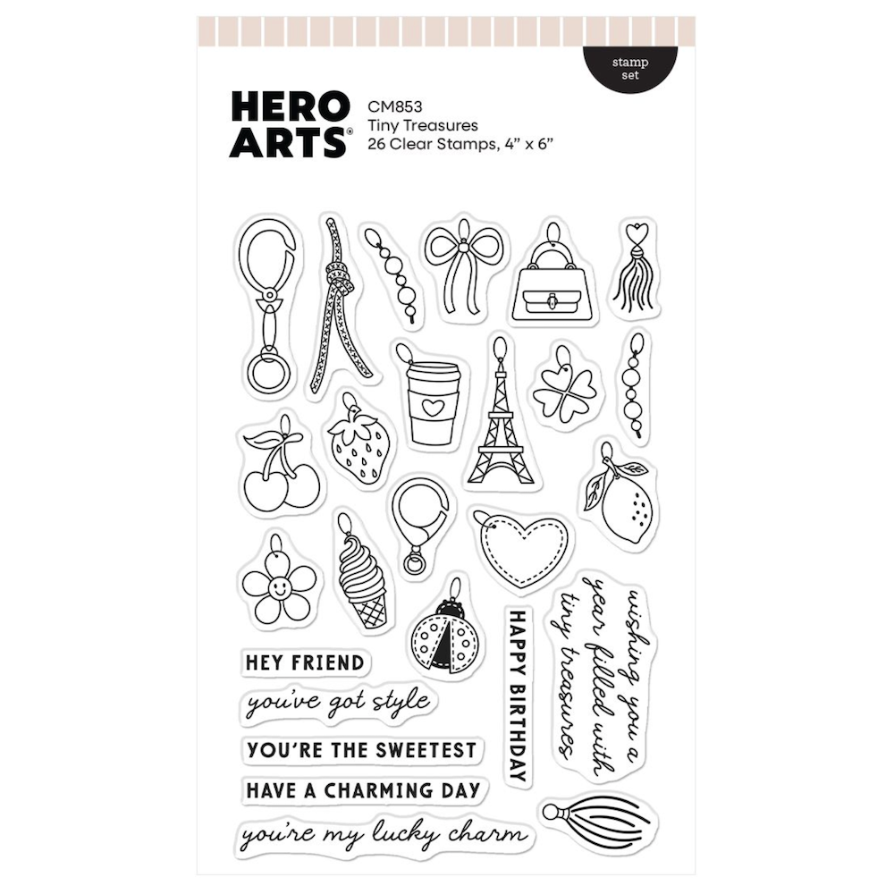 Hero Arts Tiny Treasures Clear Stamp Set cm853