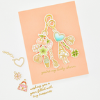 Hero Arts Tiny Treasures Clear Stamp and Die Set dc353 charm