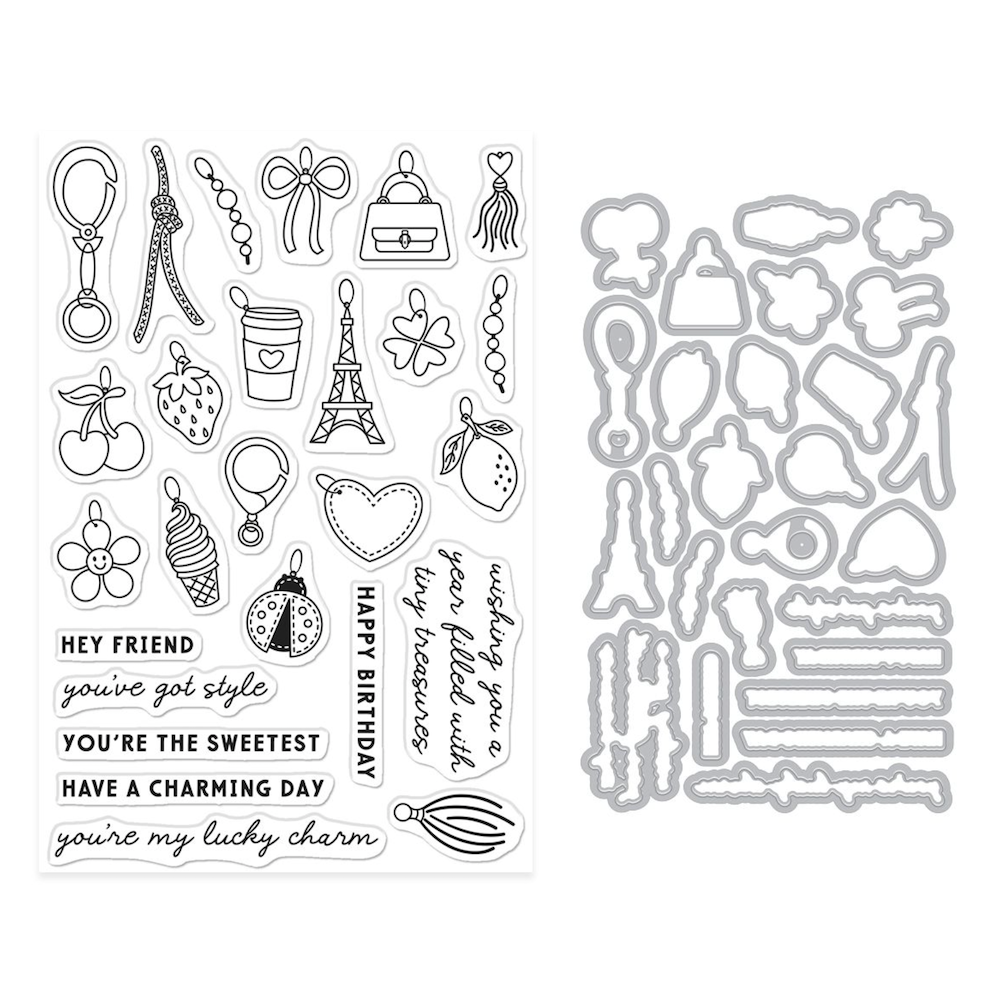 Hero Arts Tiny Treasures Clear Stamp and Die Set dc353 product