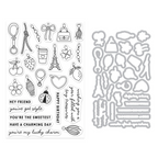 Hero Arts Tiny Treasures Clear Stamp and Die Set dc353 product